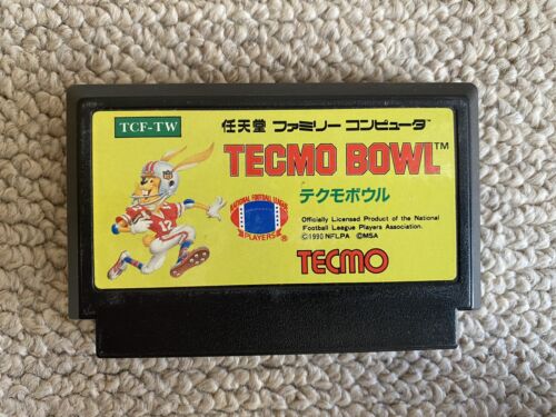 Kostenloser Versand FC Famicon NES Tecmo Schüssel nur japanischer Karton