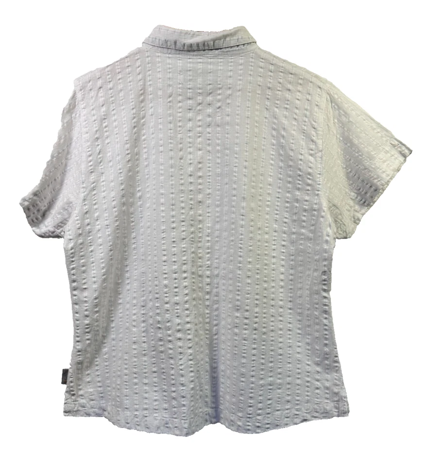 Regatta Great Outdoors Light Striped Shirt XXL Short Sleeve Summer Shirt - Image 4 of 4