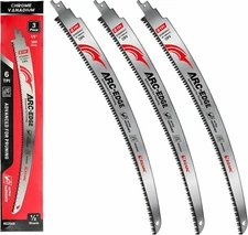 15 Inch EZARC Japanese Teeth Reciprocating Saw Blades Arc Edge Wood Pruning Saw