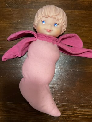 12 Vintage Playskool Gloworm Pink Glow Worm Human Baby face