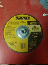 1 DeWalt HP INDUSTRIAL Type 27 DW8439 9" X 1/8" Cutting and Grinding Wheel NEW