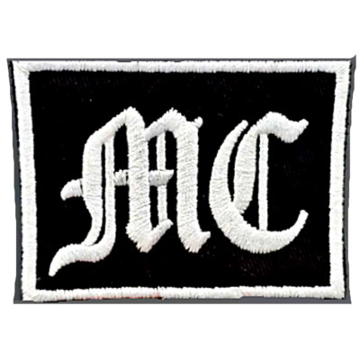 MC Motorcycle Club IRON ON MC outlaw BIKER PATCH 2