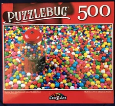 Puzzlebug 500 Pc Jigsaw Puzzle Bubble Gum Machine 18.25"x11" Beautiful Fun New