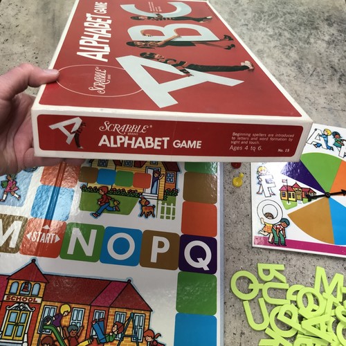 Vintage 1972 Scrabble Alphabet Game - 100% Complete! Nice Condition - Fast Ship! - Picture 10 of 14