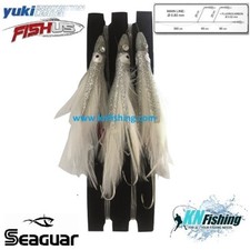 FISHUS TAKO RIG KATSUO Rig Lure Bait Seaguar Line 3pcs Glow Fishing Octopus