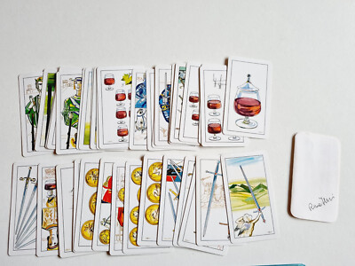 SPIELKARTEN VOLKSBANK REGGIO EMILIA RINA FERRI VINTAGE PLAYING CARDS NEU