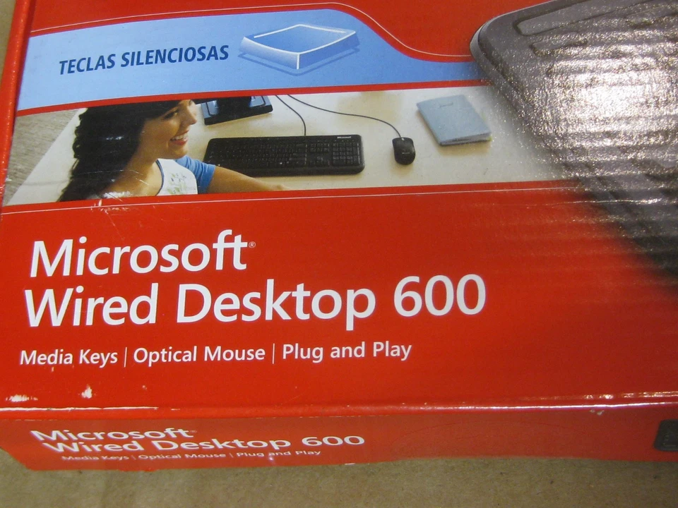 Wired Desktop 600 Black USB Brazilian Spanish APB-00005 1366 1113 X11-94617-01 - Image 2 of 4