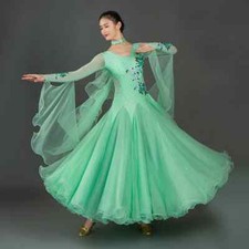 Ballroom Dance Competition Dress Waltz Social Dance DressRumba Dance Ball Gown