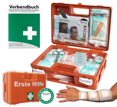 HM ARBEITSMEDIZIN Erste-Hilfe-Koffer "EVO K" DIN 13157 - mit sterilen Wundpflastern