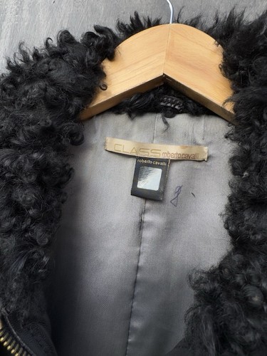 Roberto Cavalli Vintage Lederjacke Größe 44 Made In Romania - Bild 13 von 15