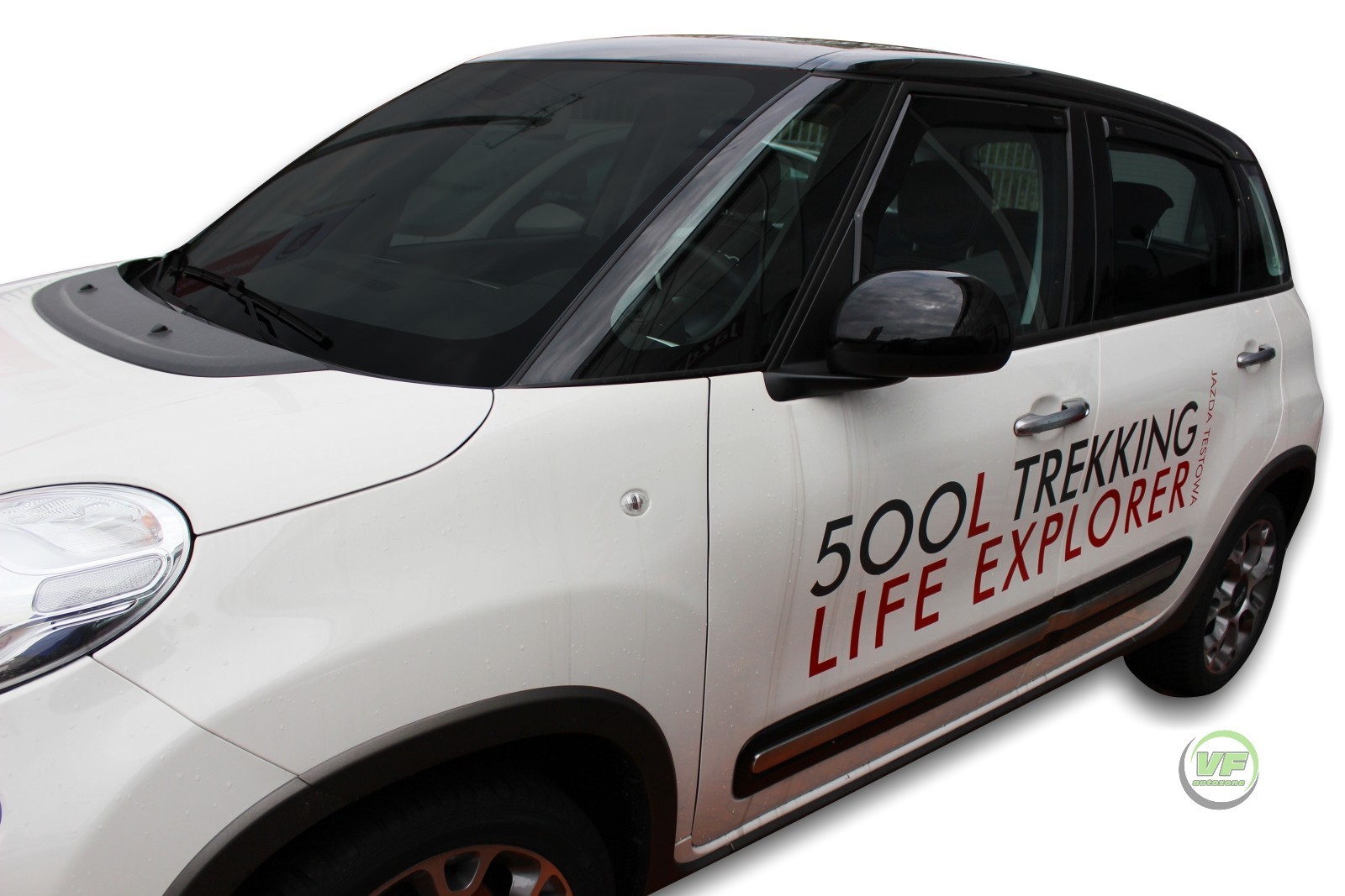 HEKO TINTED WIND DEFLECTORS for FIAT 500L 5 DOOR 2012up 4pc eBay