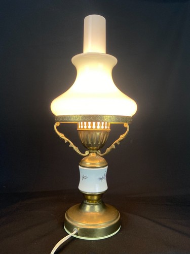 RARE Vintage Retro Light Desk Table Lamp with glass shade USSR - Picture 2 of 5