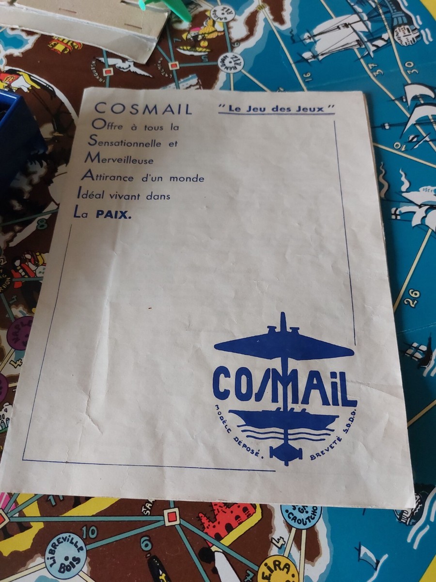 jeu cosmail ancien jeu de societe strategie avions et bateaux | Rakuten