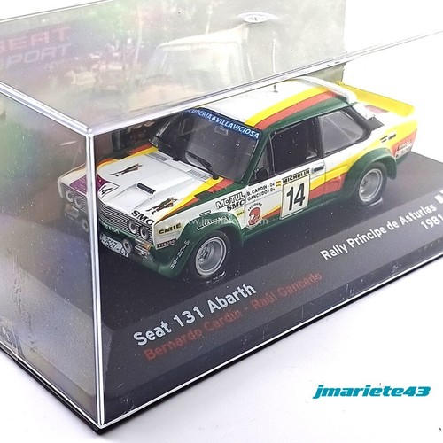 Seat 131 Abarth #14 B. Cardin - R. Goncedo Rally Principe delle Asturie 1981 ... - Foto 2 di 5