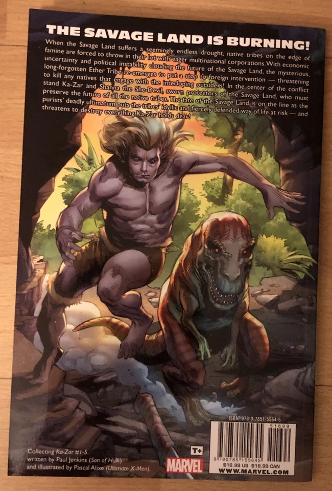 Novela gráfica Ka-Zar Burning Season Shanna, Zabu Charlie Moon Torran, Death Koor Foto 2 de 4