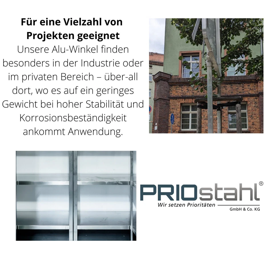 Alu Winkel Aluminium Profil Winkelprofil Winkelleiste Winkelschiene Aluprofil - Bild 4 von 4