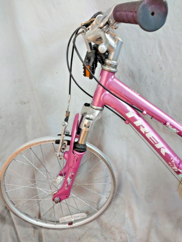 2005 Trek MT60 20" Kids Bike 6 Speed Suspension Shimano Grip Pink US Shipper - Picture 10 of 10