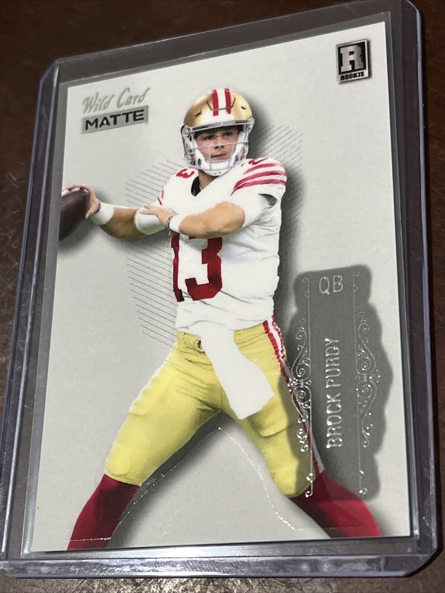 Brock Purdy 2022 WILD CARD MATTE White RC 49ers | eBay