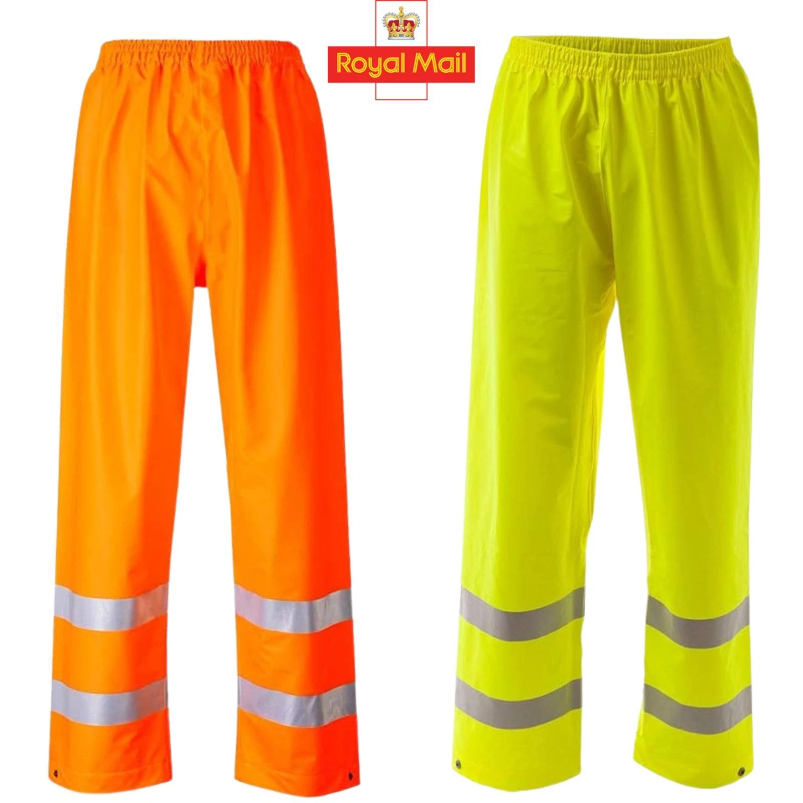 Portwest Hi Vis Sealtex Flame Resistant Lightweight Waterproof Work Trouser FR43