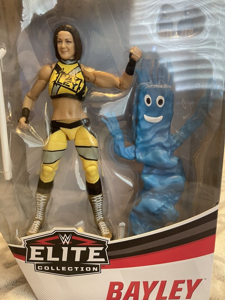 WWE Elite Collection Series 80 BAYLEY Wrestling Action Figure Toy Blue Yellow