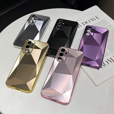 For Samsung Galaxy A73 A54 A34 A23 A14 A13 Geometric Laser Shockproof Phone Case