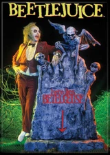 HERE LIES BETTLEJUICE MAGNET 2.5” X 3.5” NEW