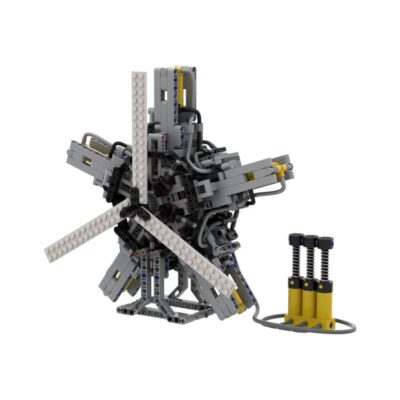 MOC-39694 5-cylinder Pneumatic Star Engine 872 Stück für 9 Jahre und älter