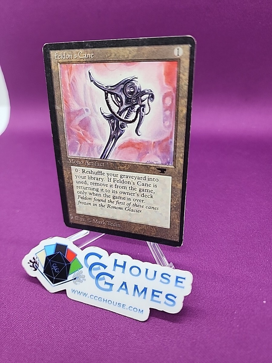 Feldon's Cane Antiquities Misprint Miscut Off Center MTG Magic
