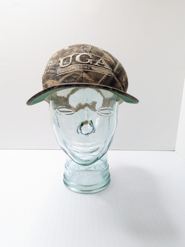 Vtg 90s University Georgia Bulldogs Split Bar The Game Strapback Hat UGA CAMO - 第 2/10 張圖片