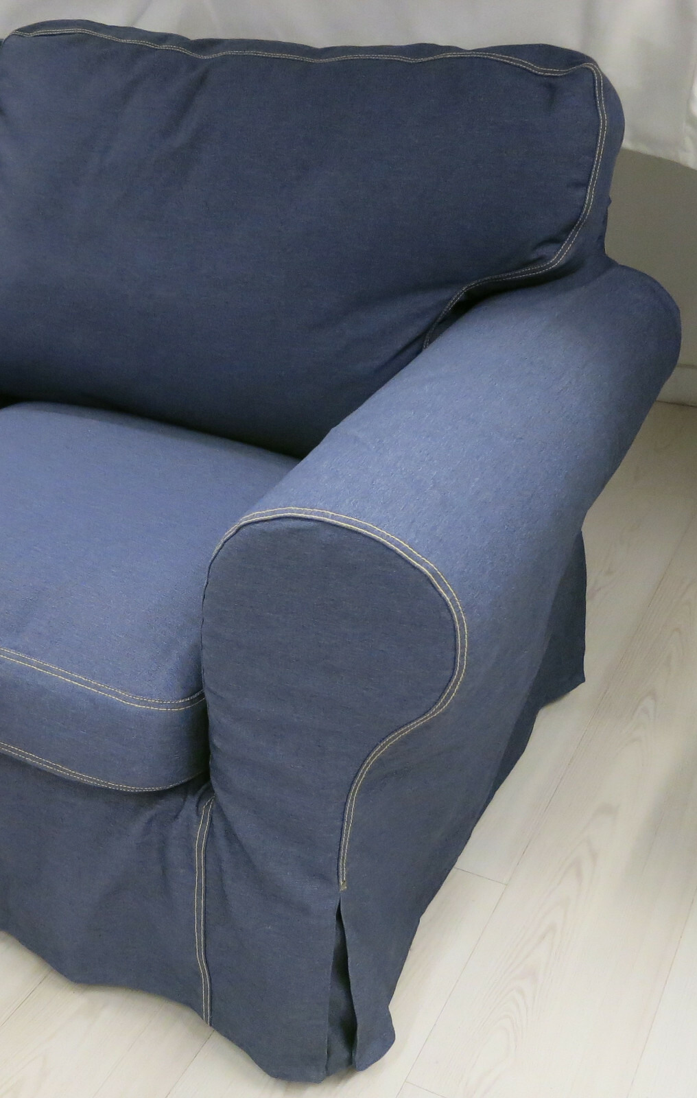 IKEA Ektorp COVER for Armchair JONSBODA BLUE Chair SLIPCOVER Xmas eBay