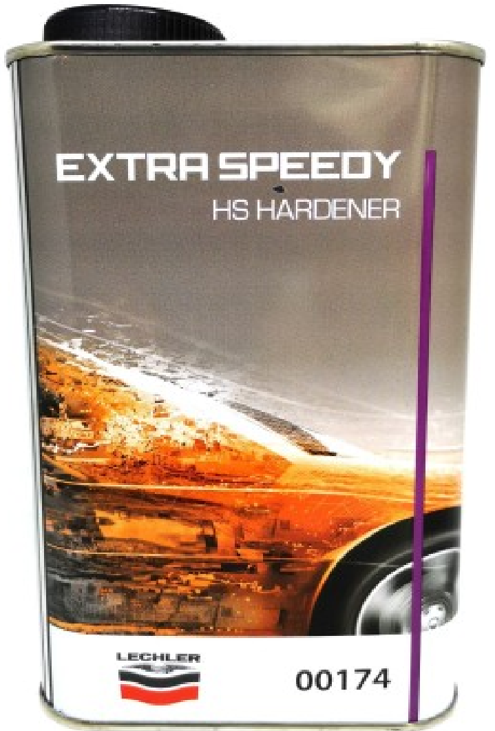 1x Lechler 00174 Extra Speedy HS Hardener 1L For Lechler 2K Primers & Clearcoats
