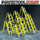 Jefferson Fibre Glass Step Ladder 3, 4, 5, 6, 7 Tread / Work Platform 300 or 600