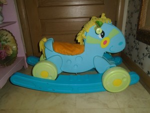 fisher price ride on horse vintage