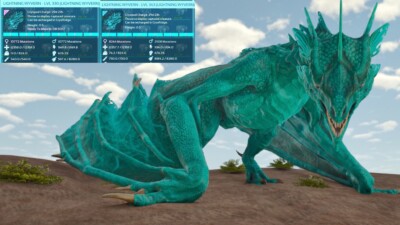 Arche Survival Ascended pve 1 High Stat Cyan Lightning Egg PC/XBOX/PS5