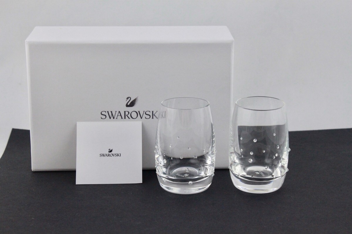186000 現状品 SWAROVSKI スワロフスキー ペア グラス　ショットグラスセット 5468812  [0000000000216] imgrc0086409896.jpg