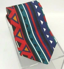 Bugatti Multi-Colored 100% Silk 57" x 4" Men's Tie