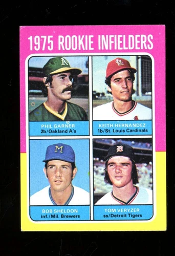 1975 Topps #623 Rookie IF Garner/Hernandez/Sheldon/Veryzer VG-EX JX5677