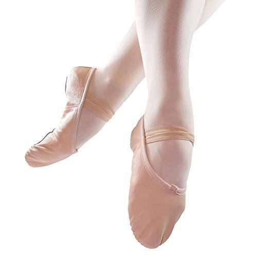 SAOLA Danzcue Ciabatta da Balletto in Pelle con Suola Spaccata per Bambini