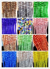 3 Strands 8mm Multicolor Cat Eye Gemstone Round Loose Beads 15.5inch HH6518