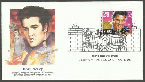 Fundas de primer día de Elvis Presley Fleetwood cinco diferentes - Imagen 3 de 5