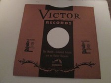 78 RPM Company logo sleeves-12 inch VICTOR -wartime