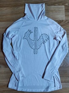 Rossignol Courbe Roll Neck Womens Shirt Longsleeve Jersey Sweatshirt White Top