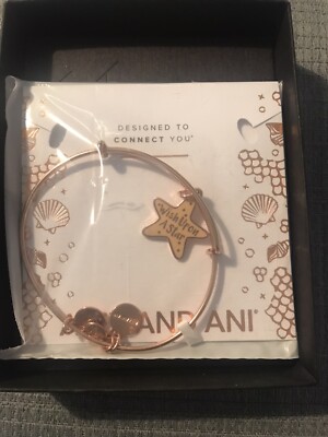 ALEX AND ANI★Wish Upon a Star Charm Bangle Shiny Rose Gold s-l400.jpg