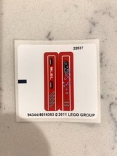 LEGO STICKER SHEET for 7976 Ocean Speeder,  New & Genuine!