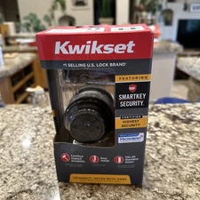 Kwikset Venetian Bronze Double Cylinder Deadbolt W/ SmartKey Re-key Technology