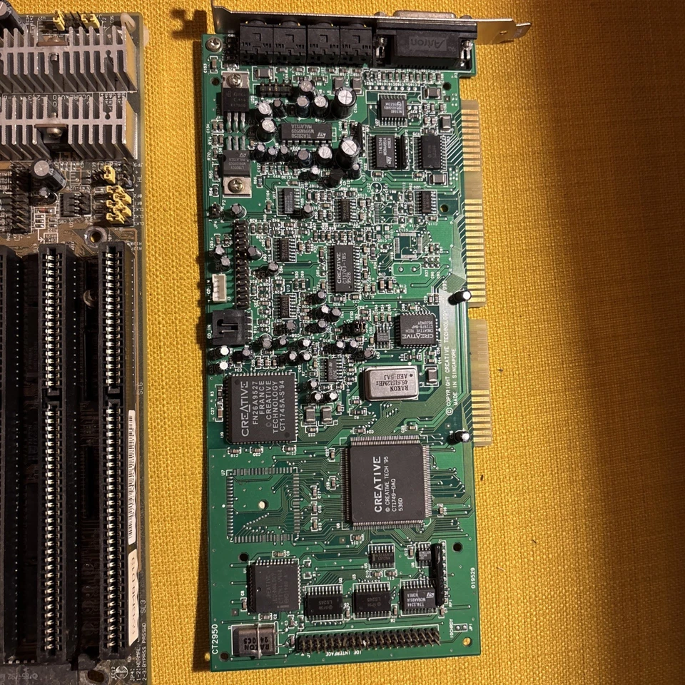 Chaintech 5VGM M101 Sockel 7 ISA retro Mainboard Cyrix 6x86 Creative CT2950 - Bild 2 von 4