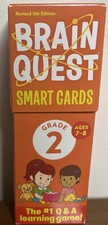 Brain Quest 2nd Grade Smart Cards Revised 5th Edition Cards by Workman used vg