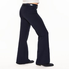 Men  s Midnight Navy 70s Flare Pants Bell Bottom Retro Disco Trousers