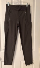 Athleta Legging Pants Headlines Hybrid Cargo II Tight Women Sz 10 Olive Green