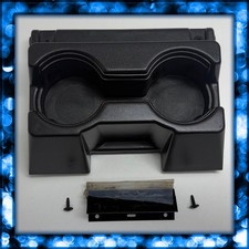 07 - 14 Cadillac Escalade Front Center Console Rear Floor Cup Holder Black V21